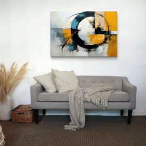 Abstracto Amarillo y Azul