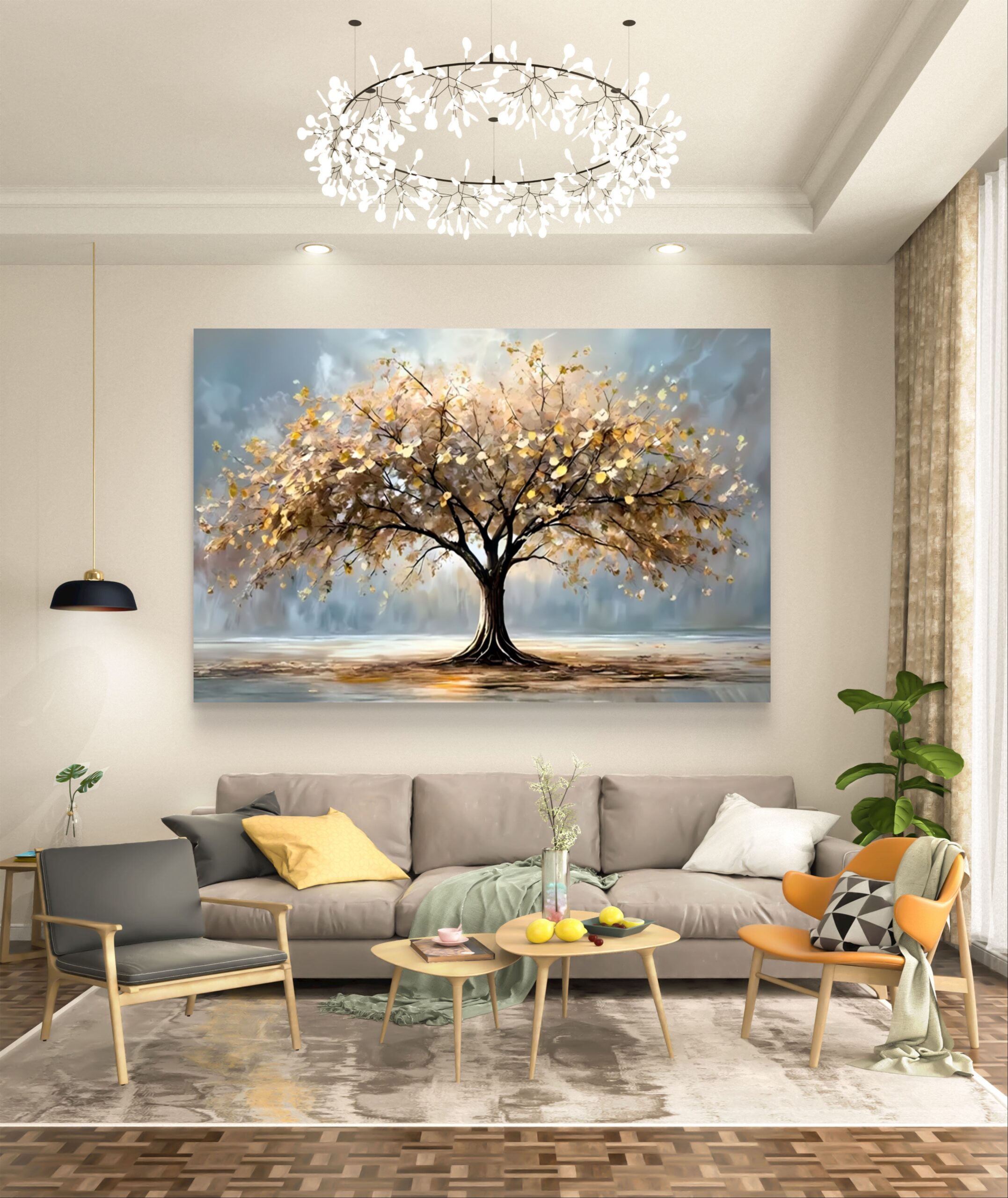 Arbol de la vida tonos tierra