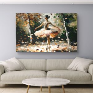 Bailarina durazno y oliva