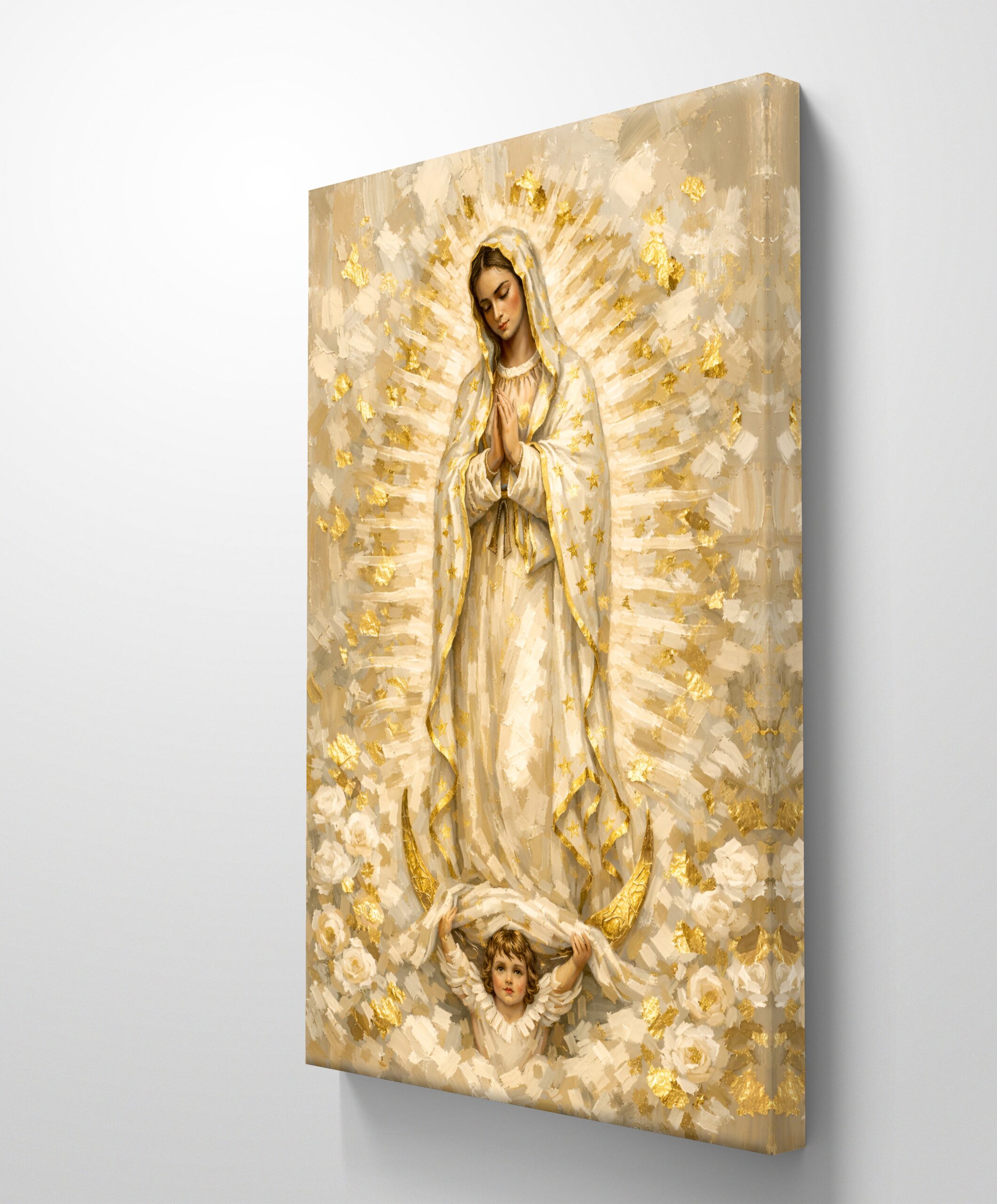 Virgen de Guadalupe Dorada - Imagen 4