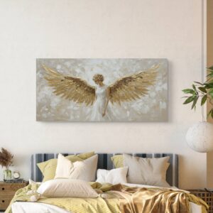 Angel de la Guarda alas Doradas