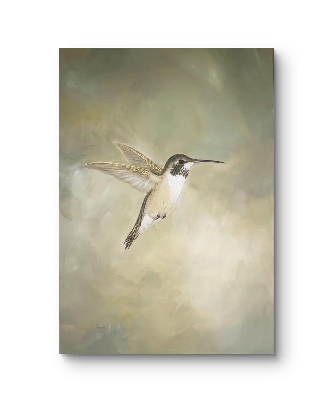 Diptíco pareja de colibríes (dos cuadros) (copia) - Imagen 4