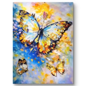 Mariposa explosión cromática