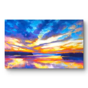 Atardecer en el lago