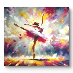 Bailarina explosión de color