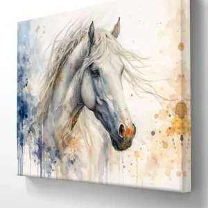 Caballo blanco majestad del viento