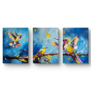 Familia 3 colibríes