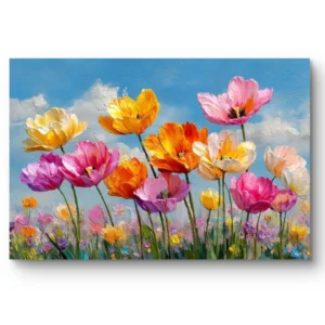 Tulipanes florecidos